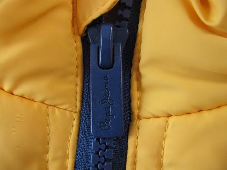 Luxusní péřová prošívaná vesta s kapucí pepe jeans, pepe jeans,164