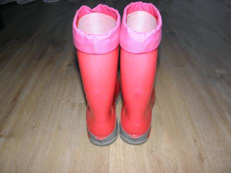 Růžové gumáky / holínky zn. muflon vel.35/36, 35