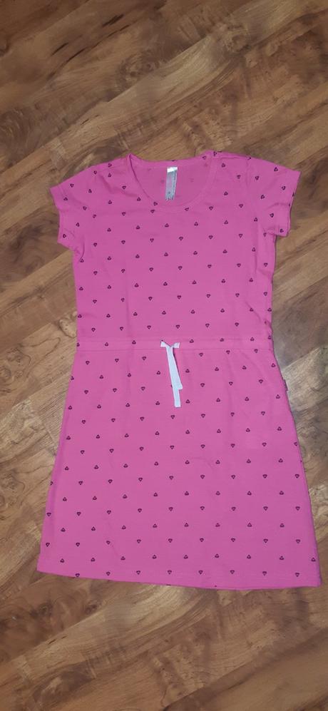 Dívčí bavlněné šaty kr.ruk. lewro 140/146, lewro,146