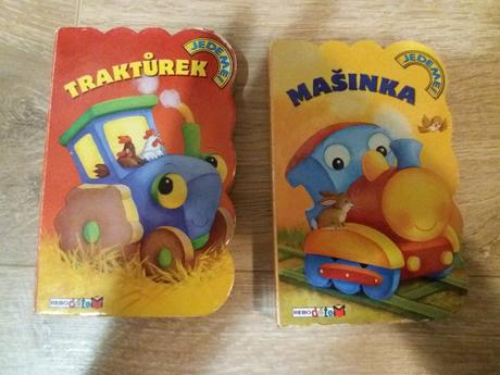 Leporela traktůrek a mašinka,