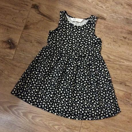 Bavlněné letní květinkové šaty h&m, h&m,92