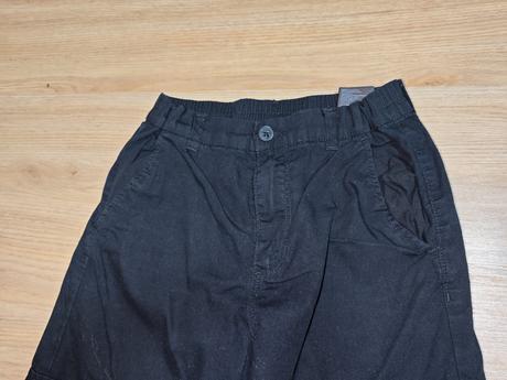 Cerne kalhoty h&m, kapsace, h&m,140