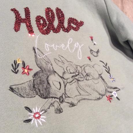 Mikina s kolouškem ,,bambi" zn. disney, disney,86