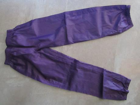 Nepromokavé,šusťákové kalhoty proholku vel.122/128, 122