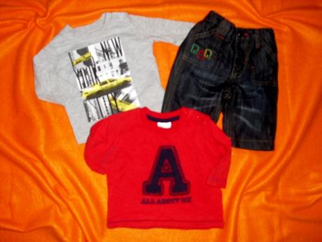 Luxusní podšité rifle a dvě trička, 50–62