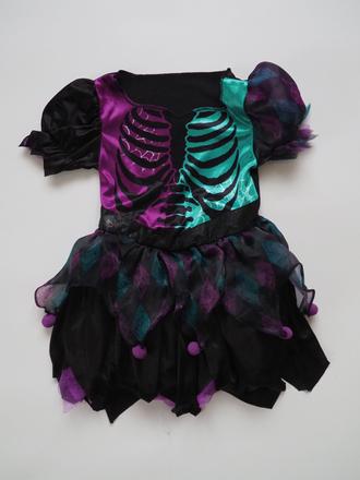 Kostým kostlivec vel 128,