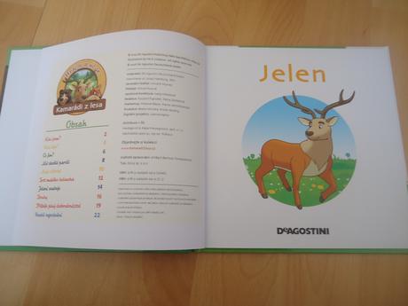 Knížky jelen,medvěd,motýl,