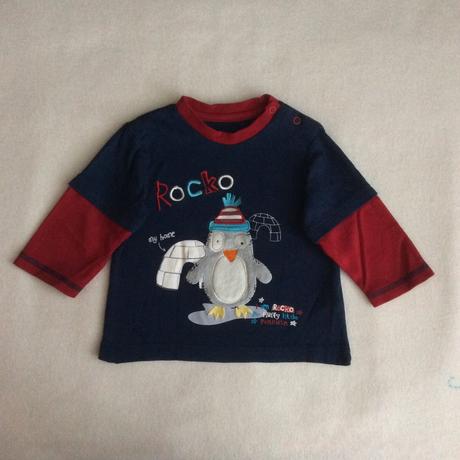 Bavlněné tričko s tučňákem zn. st.bernard, st. bernard,80