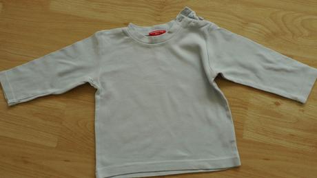 Svetle modre tricko s dlouhym rukavem 74/80, 74