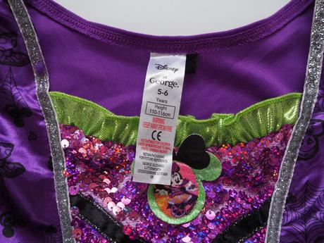 Kostým minnie halloween vel 116,