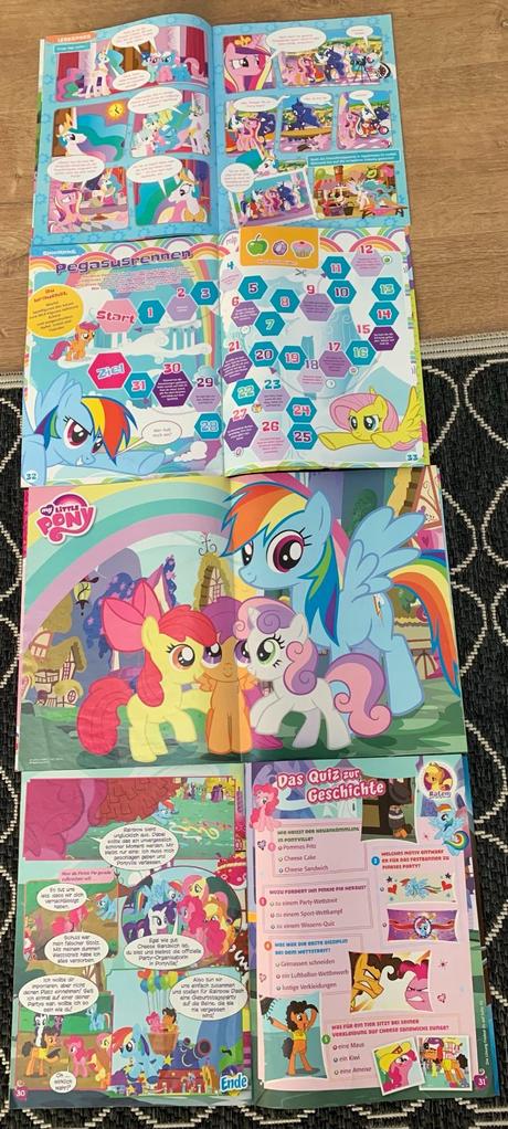 Sada poníkov my little pony a časopisov, zošitkov, 