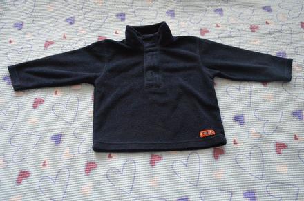 Fleesová mikina, tm. modrá, george,86