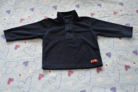 Fleesová mikina, tm. modrá, george,86