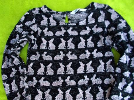 Králíčkové pleteninové šaty h&m, h&m,134