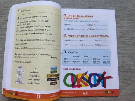 Vyplňovací sešity - 3. a 4. třída - matematika, čj,