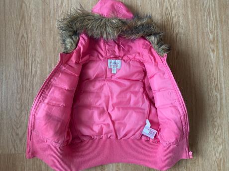 Lososová prošívaná vesta - next, vel. 116, next,116