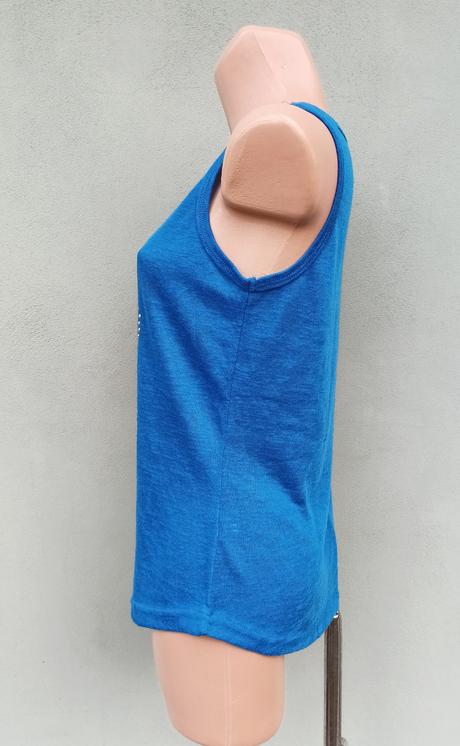 Svetříkový top tílko s lebkou lily - vel.m, m