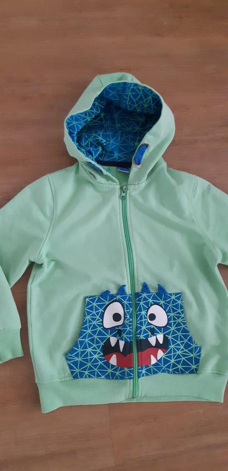 Mikina s příšerkou vel. 116, 116