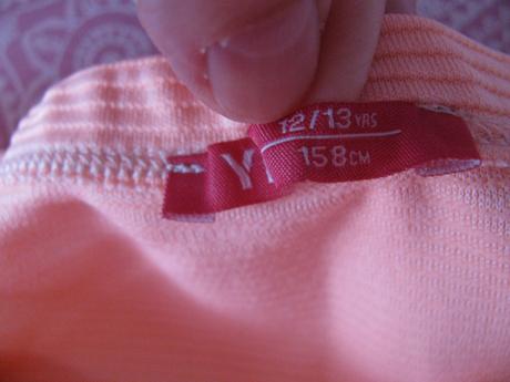 Elastická neonově lososová sukně yd, young dimension,158