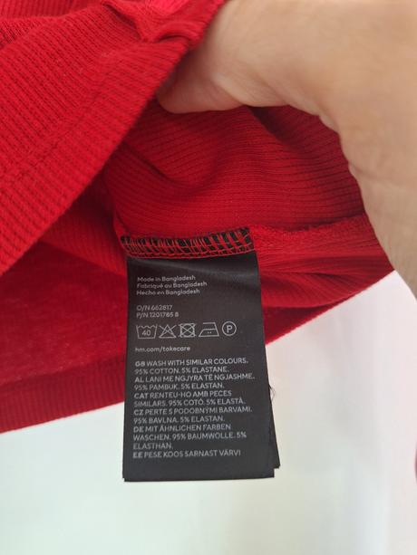 Top tričko crop top nový vel. 146 / 152, h&m,146