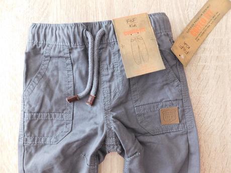 Dětské vypodšívkované kalhoty, f&f,68