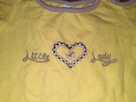 Dívčí tričko srdíčko vel. 80 - 86, kids club,80