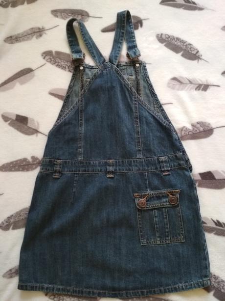 Dívčí riflová sukýnka s laclem zn. naf naf, naf naf,146