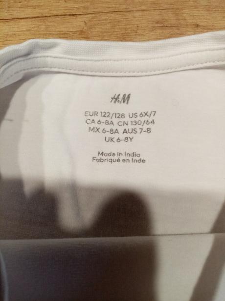 3x triko hm dlouhý rukáv vel. 104/110, h&m,104