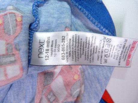 Next tričko s autobusy vel. 86, next,86