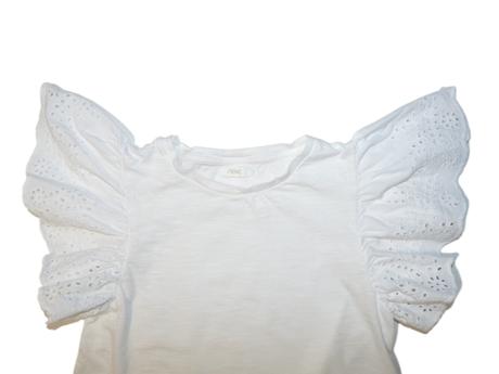 Next bílé bavlněné tričko vel. 140, next,140