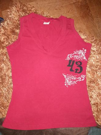 Tílko, tričko červené numbero xxl, m