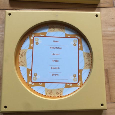 Ramecky na fotky zlute - do dětského pokoje,