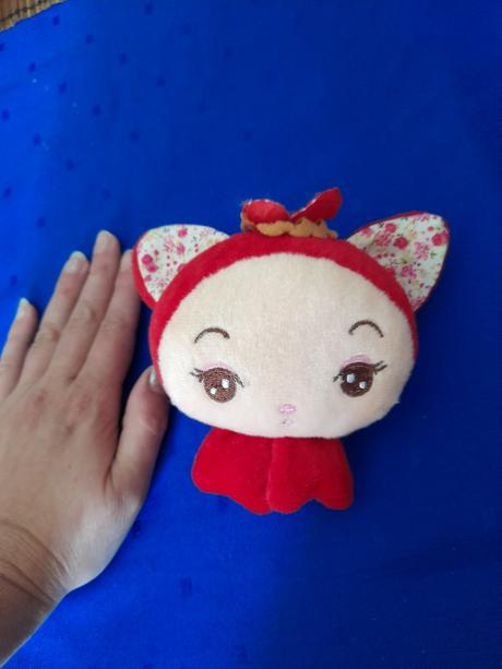 Plyšové zvířátko, kočička,kočka červená,