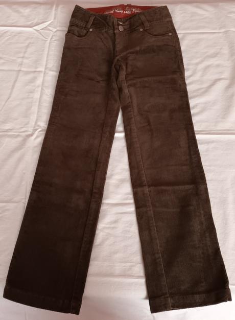 Dívčí manžestrové kalhoty, 128