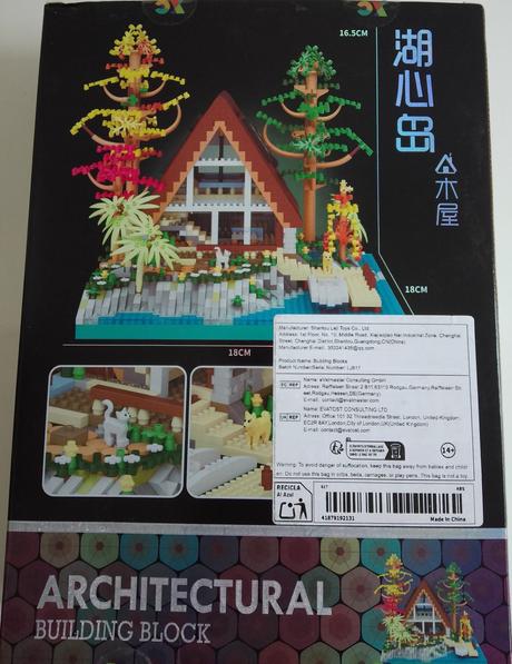 Stavebnice s chatkou u jezera, 2688 dílků, 