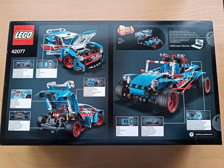 Lego technic 42077 závodní auto,