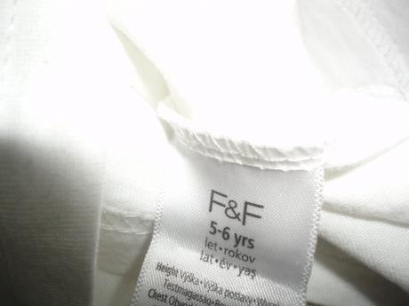 Supr tílko f+f, vel. 4-5 let, kus nebo celkem, f&f,110
