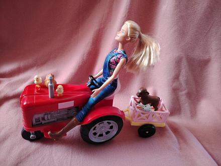 Mattel barbie farmářka herní set, 