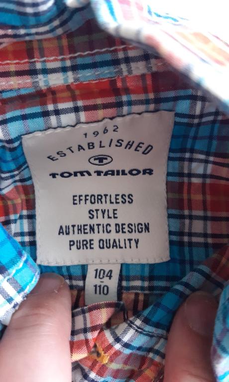 Kostkovaná košile 104/110, tom tailor,110