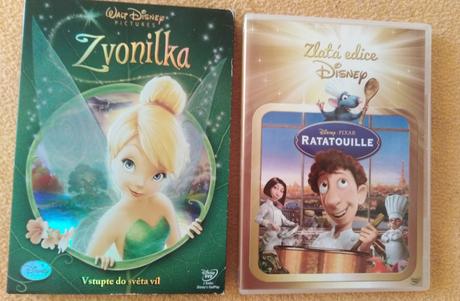 Dvd zvonilka 1 nebo ratatouille,