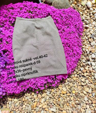 Pouzdrová sukně -vel.40-42, 42