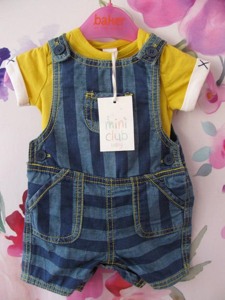 Novorozenecká letní souprava-kraťasy s laclem+body, miniclub,56