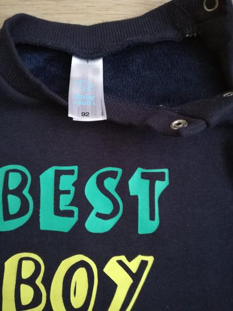 Zateplená mikina, nová, baby club,92