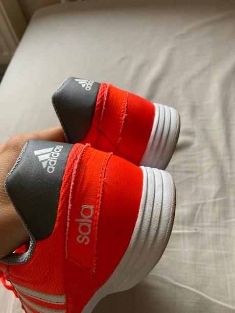 Oranžové sálovky tenisky, adidas,38