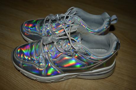 Stříbrné třpytivé tenisky reserved, velikost 34, reserved,34