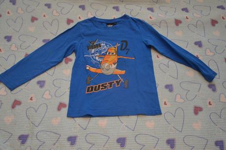 116 122 disney letadla triko dlouhý rukáv, disney,122