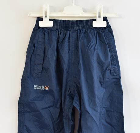 Šusťákové kalhoty vel. 3 - 4 roky, regatta,104