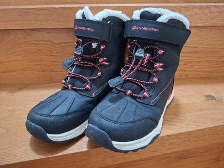 Alpine pro zimní zateplené nepromokavé boty č.34, alpine pro,34