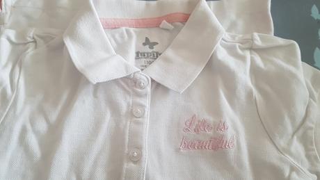 Dívčí trička 2 ks značky lupilu, velikost 110/116, lupilu,110