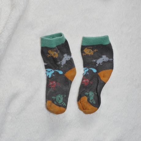 Hnede ponozky - monster, 20